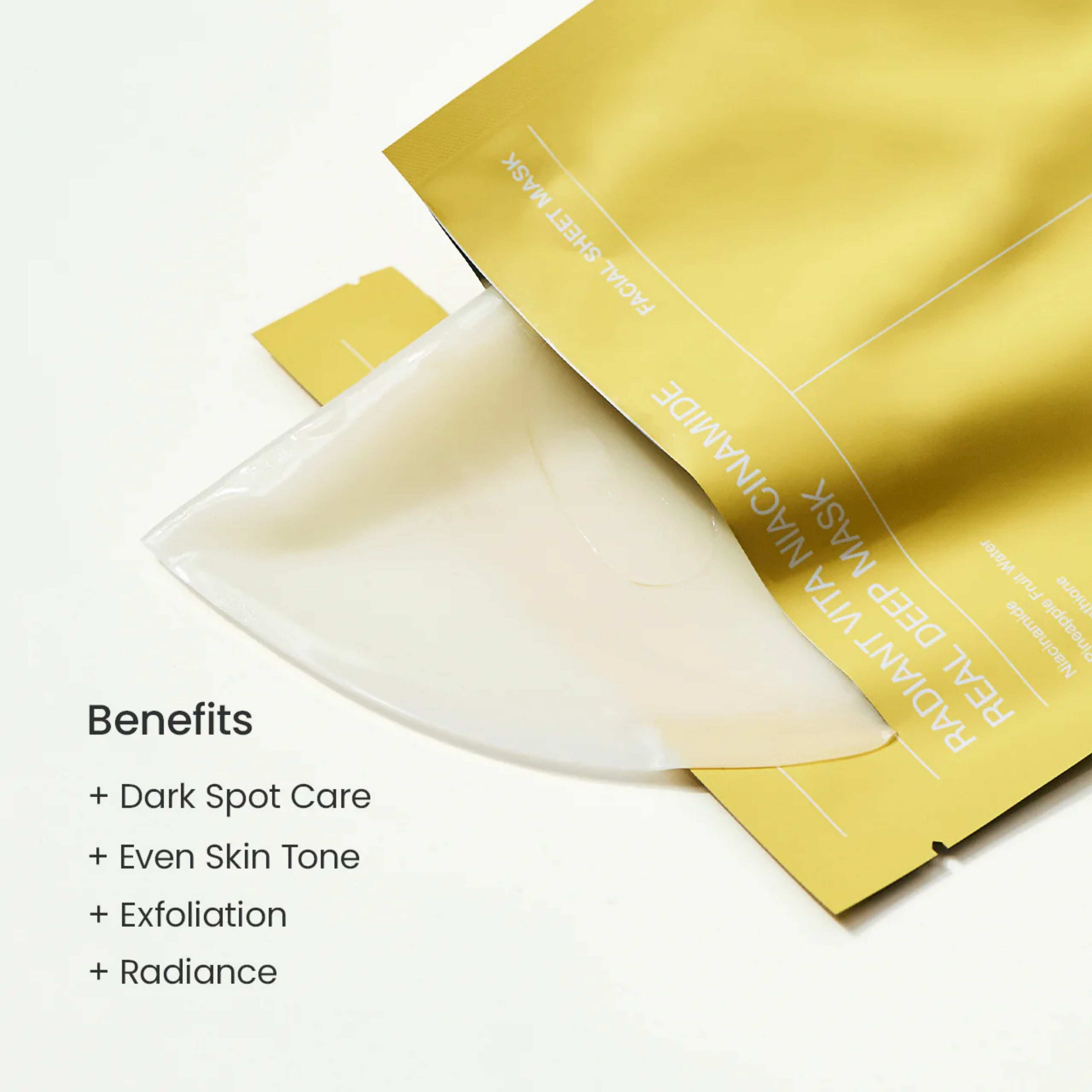 (4 PCS) Biodance Radiant Vita Niacinamide Real Deep Mask