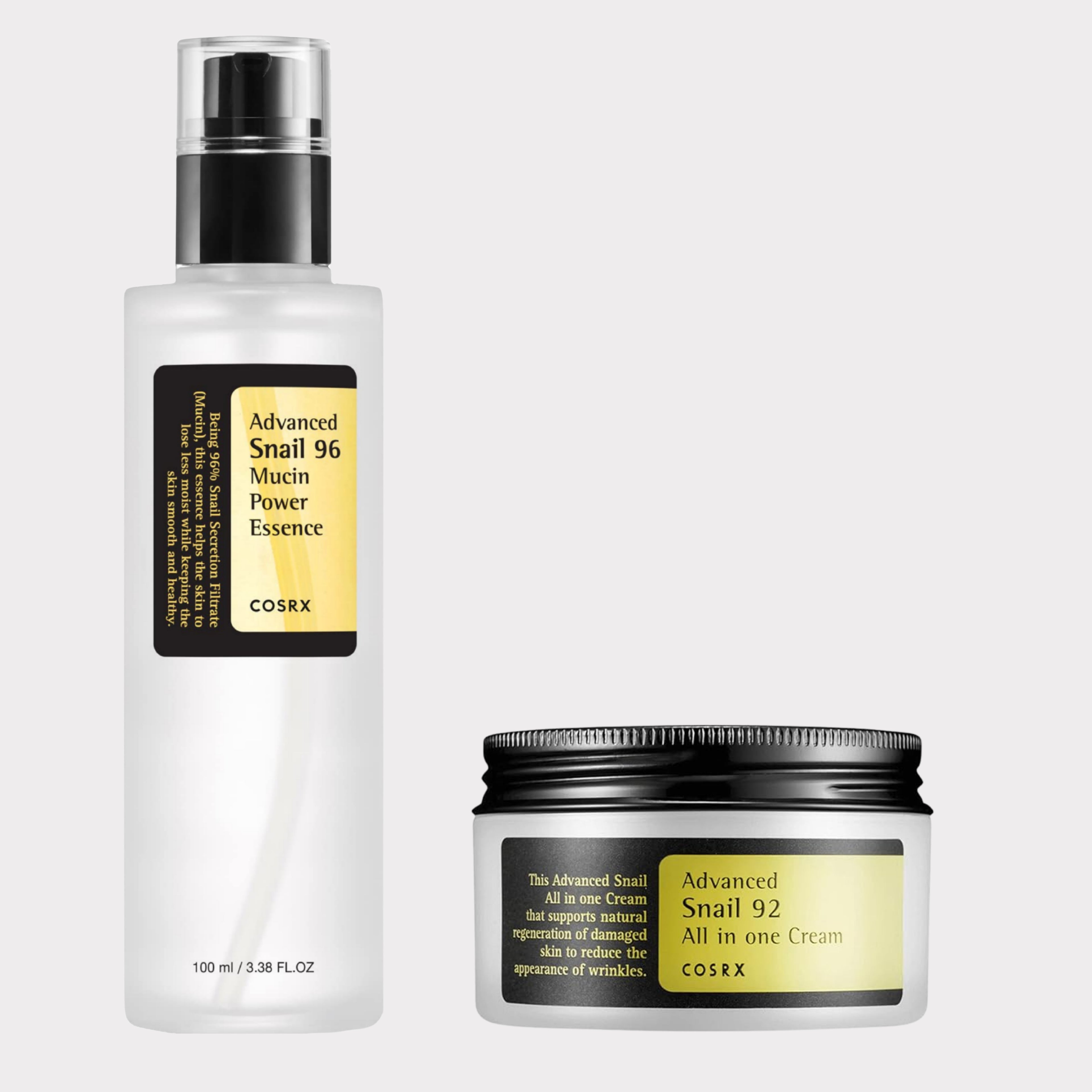 COSRX Advanced Snail Set - Snail 92 Cream & Snail 96 Essence