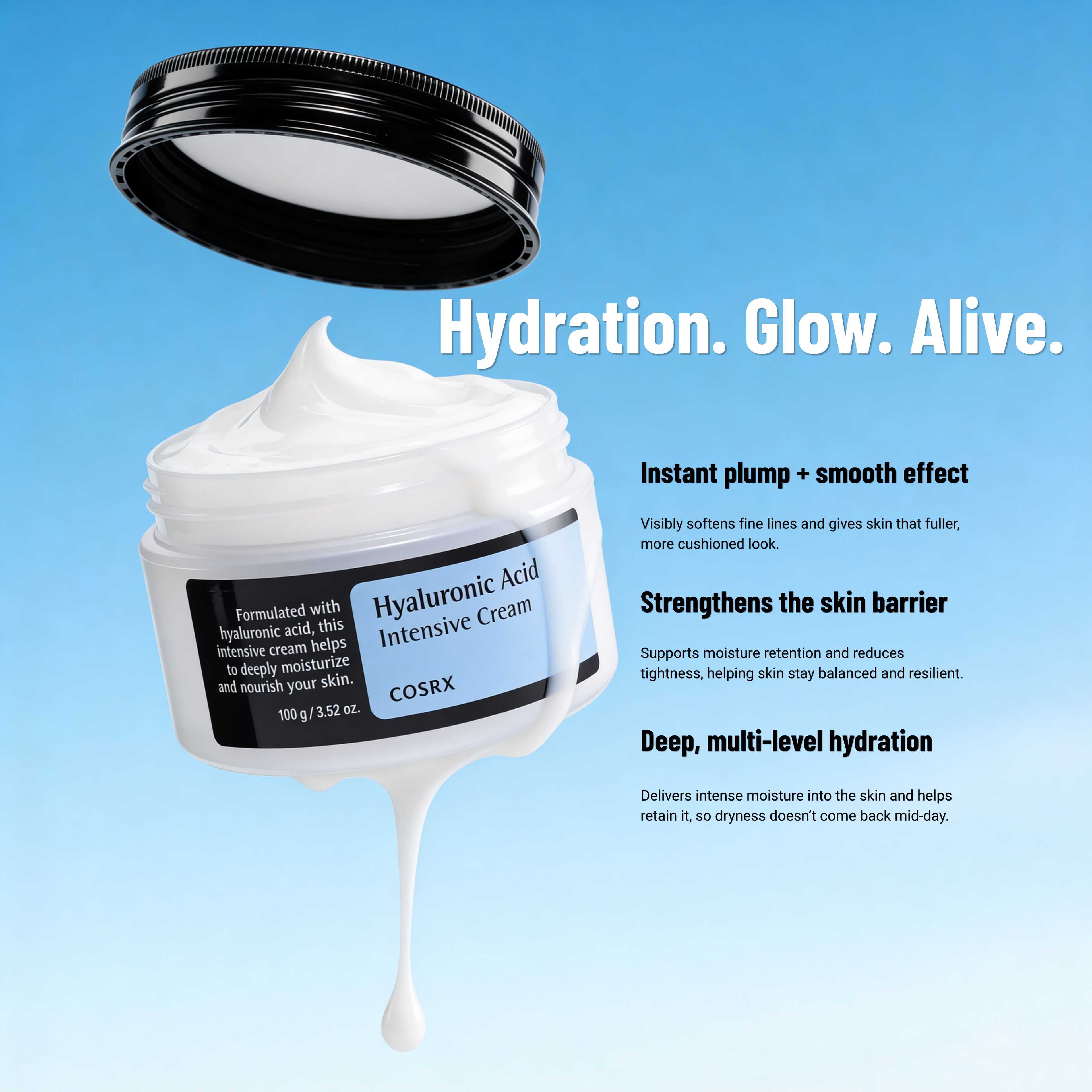 COSRX Hyaluronic Acid Moisturizing Cream 100g