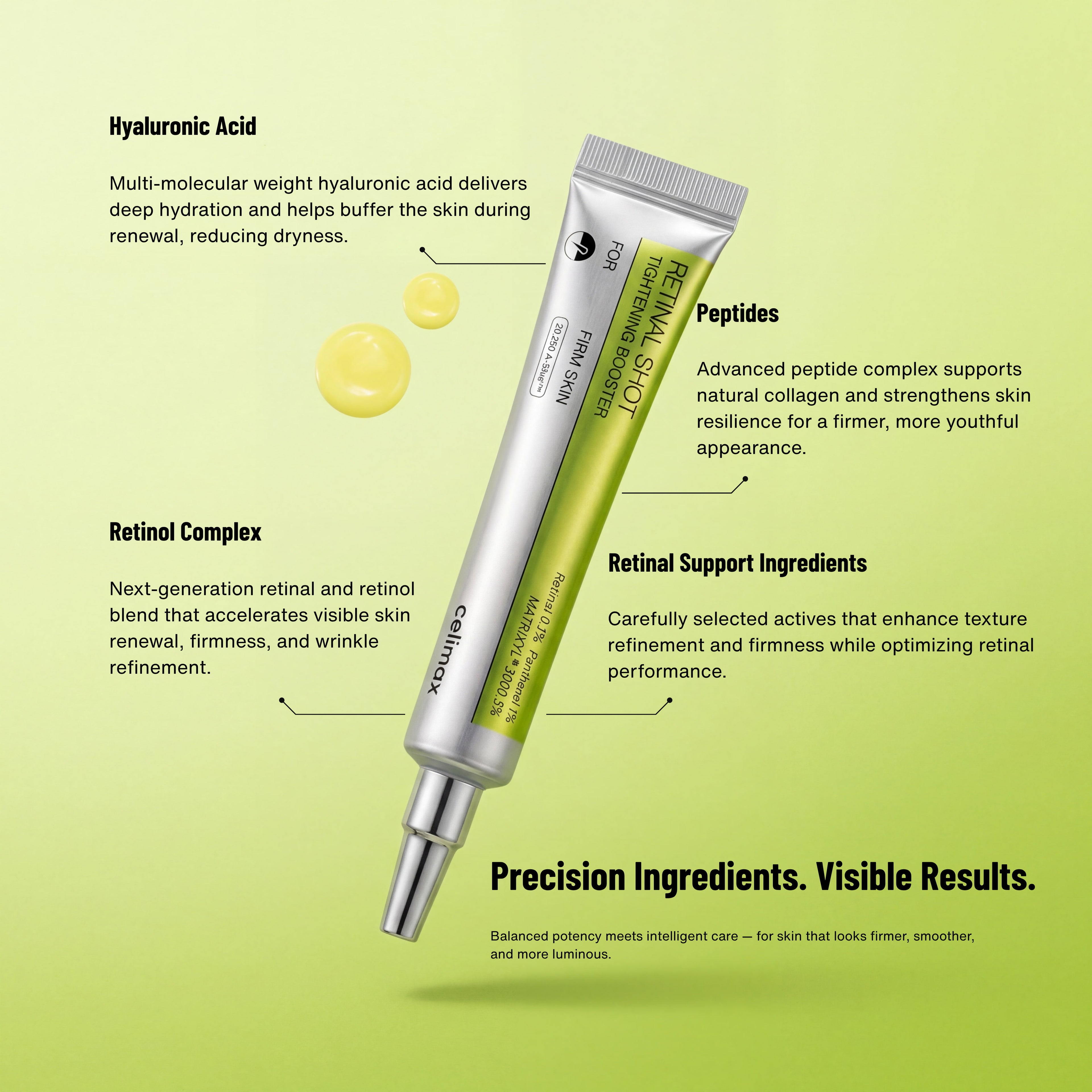 Celimax The Vita-A Retinal Shot Tightening Booster | 15ml 0.5 Ounce