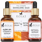 Eclat Vitamin C & Retinol Serum Set for Dull & Wrinkled Skin