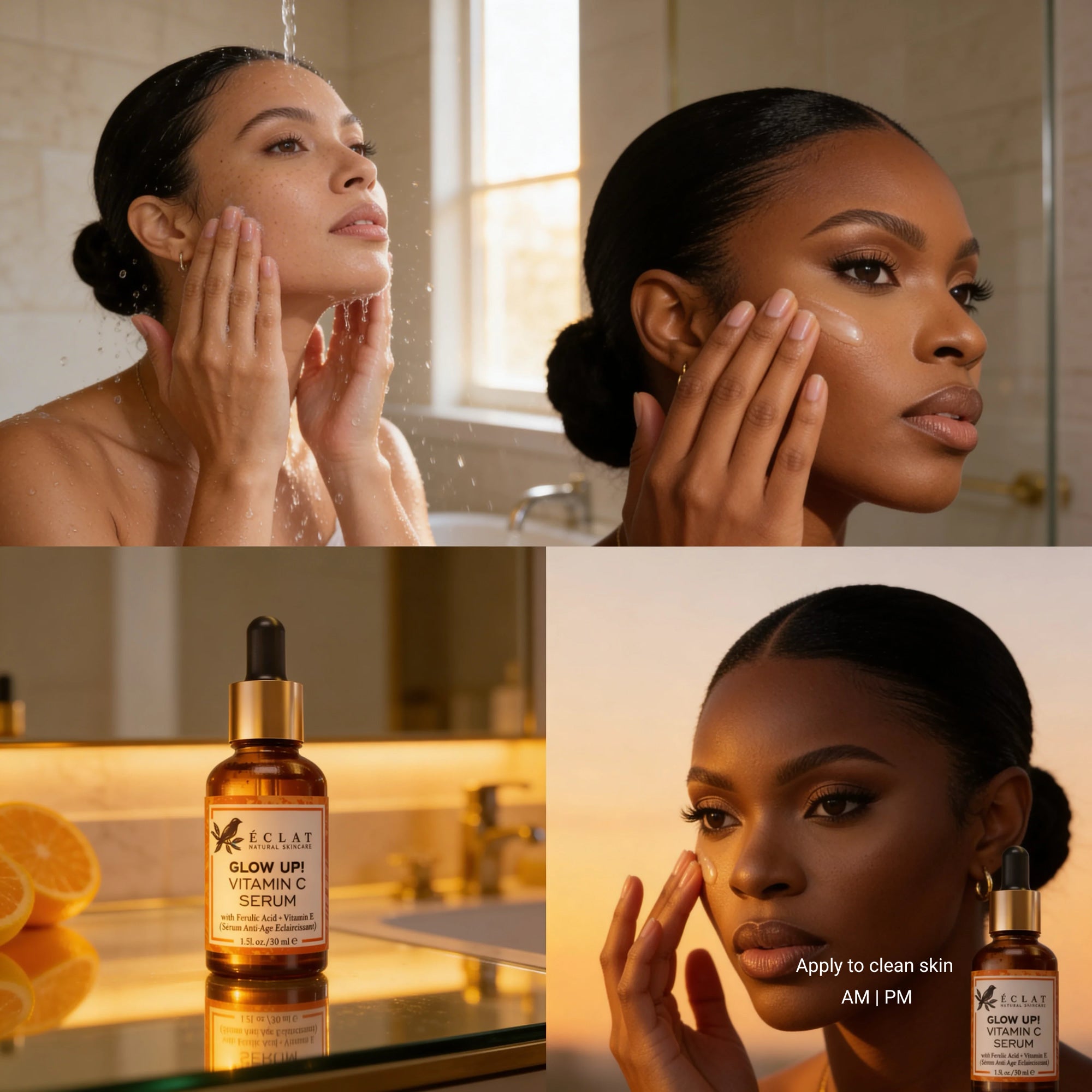 Eclat Vitamin C & Retinol Serum Set for Dull & Wrinkled Skin