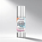 EverYouth Anti-Aging Collagen & Retinol Cream bottle on a gray background