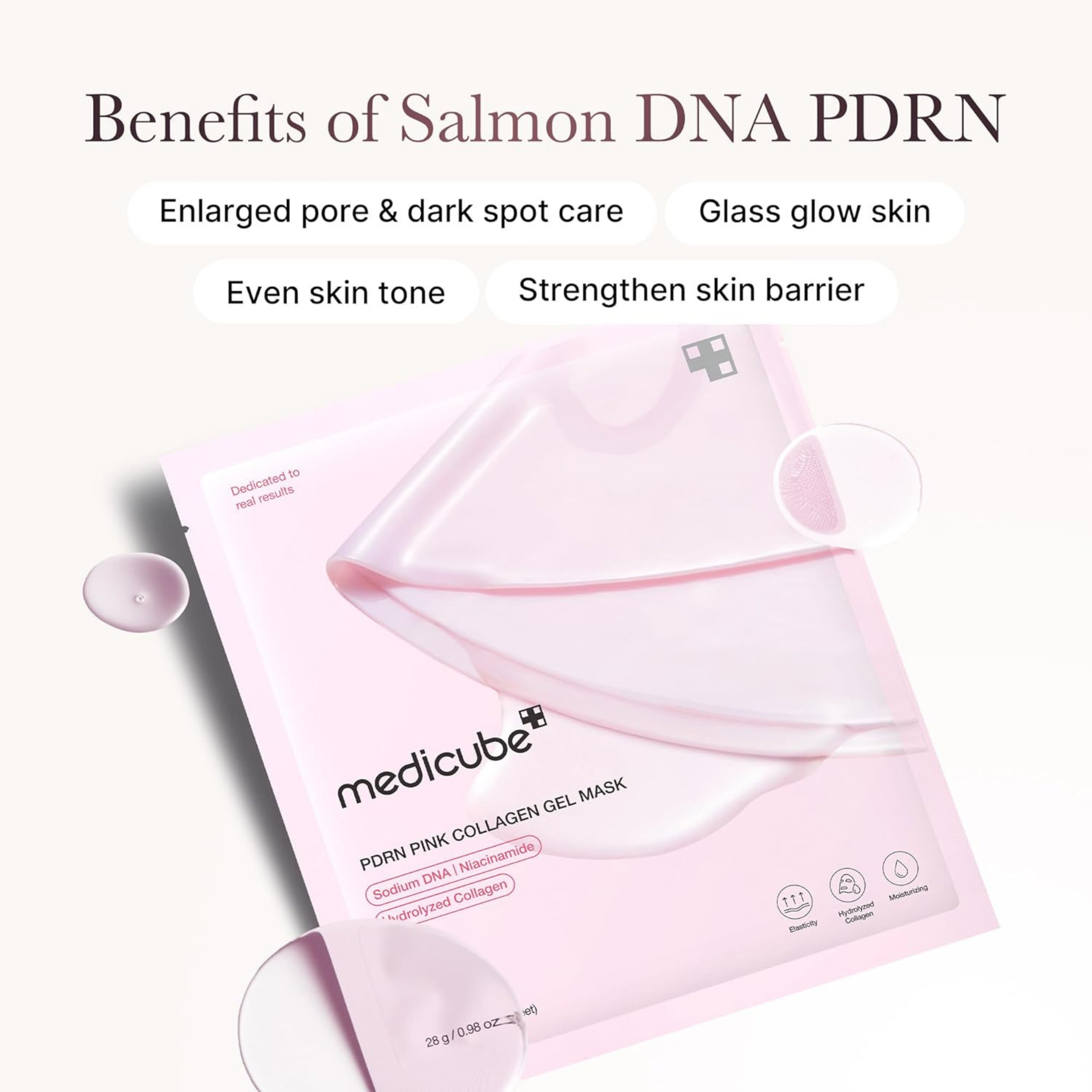Medicube PDRN Pink Collagen Gel Mask 1 ea