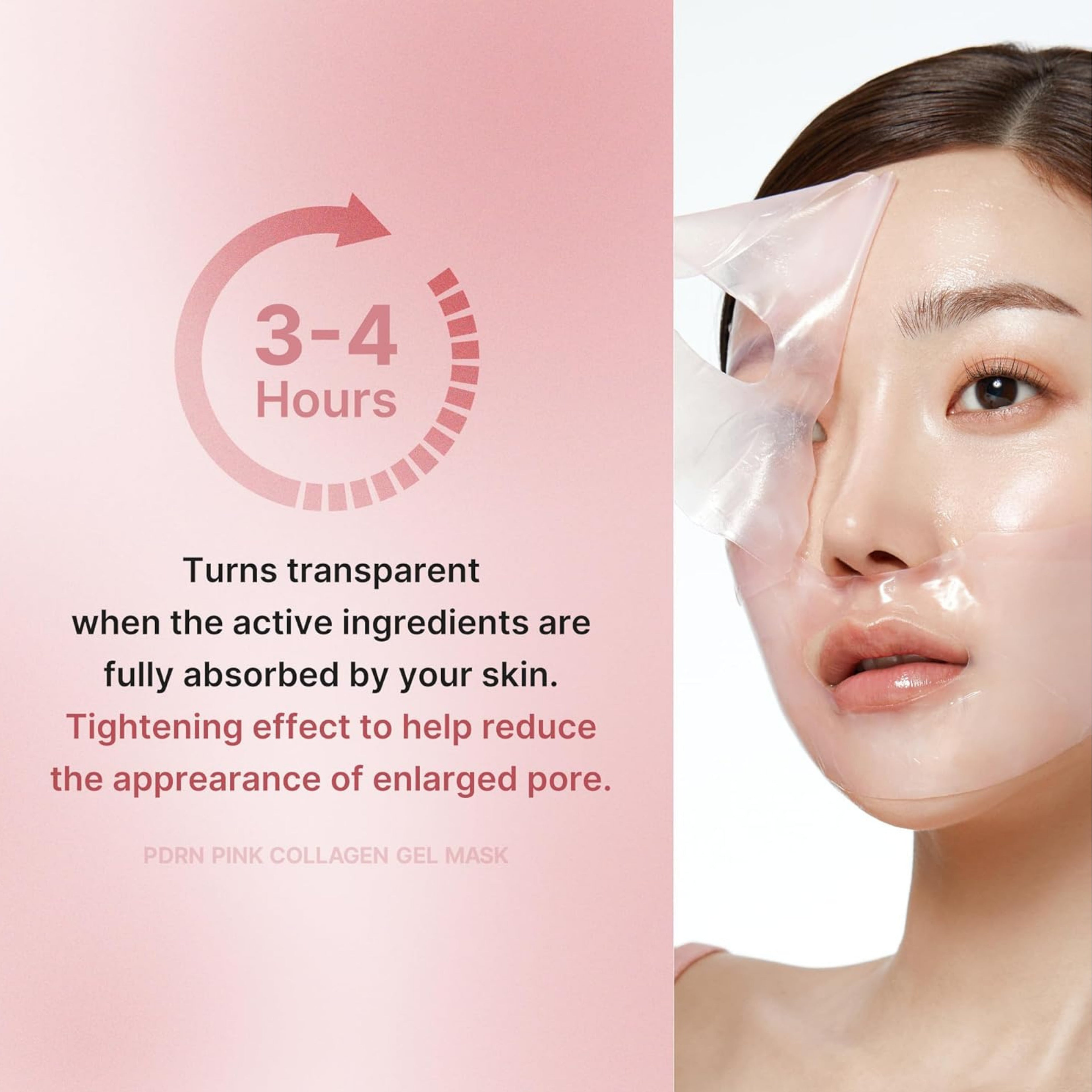 (4 PCS) Medicube PDRN Pink Collagen Gel Mask Box