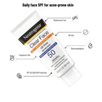 Neutrogena Clear Face SPF50 Sunscreen for Acne-Prone Skin