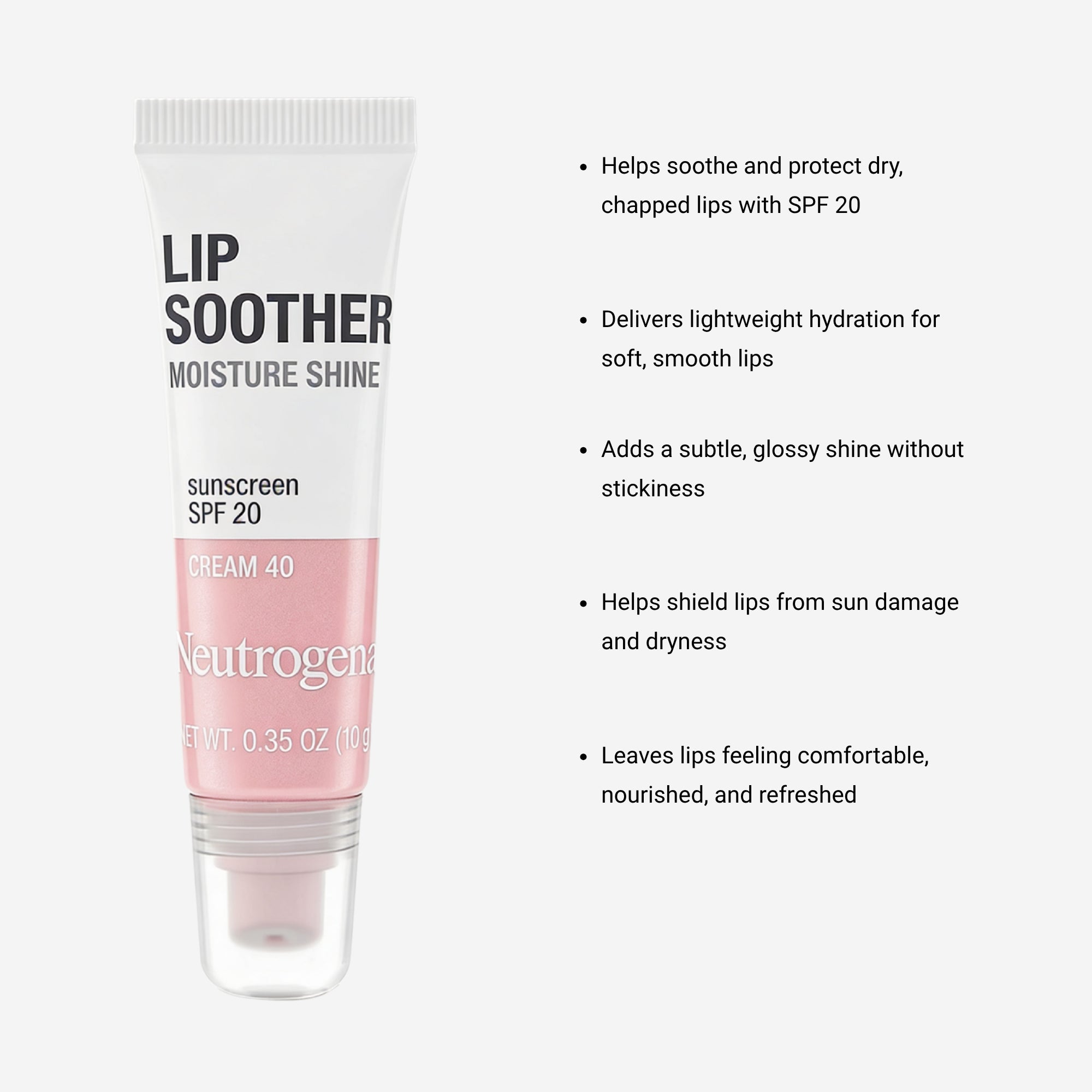 Neutrogena HydraShine Lip Guard SPF20 for Dry, Chapped Lips