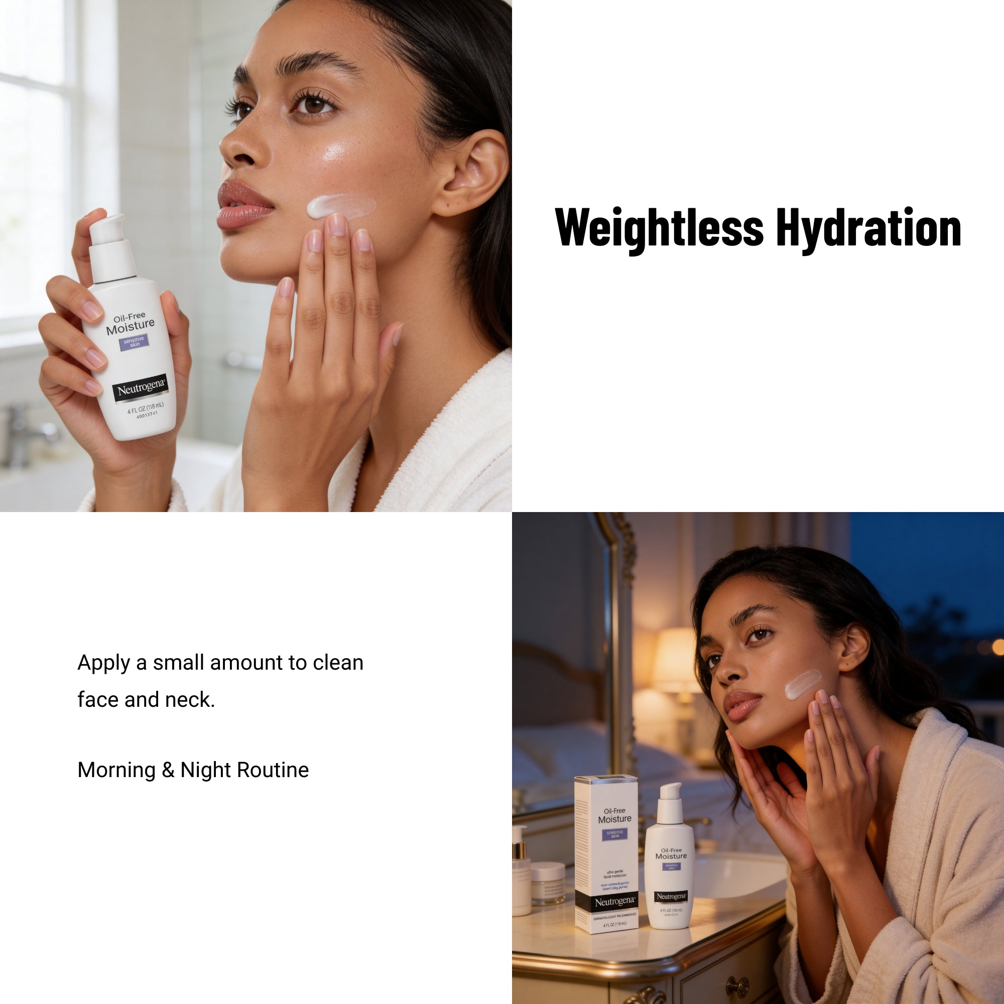 Neutrogena Oil-Free Moisturizer for Sensitive and Dry Skin