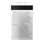 Product label with text and ingredients on a white background