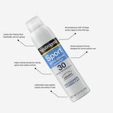 Neutrogena - Sport SPF 30 Sunscreen Spray
