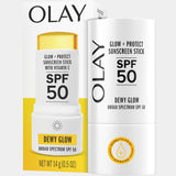 Olay - Glow & Protect SPF 50 Face Sunscreen Stick