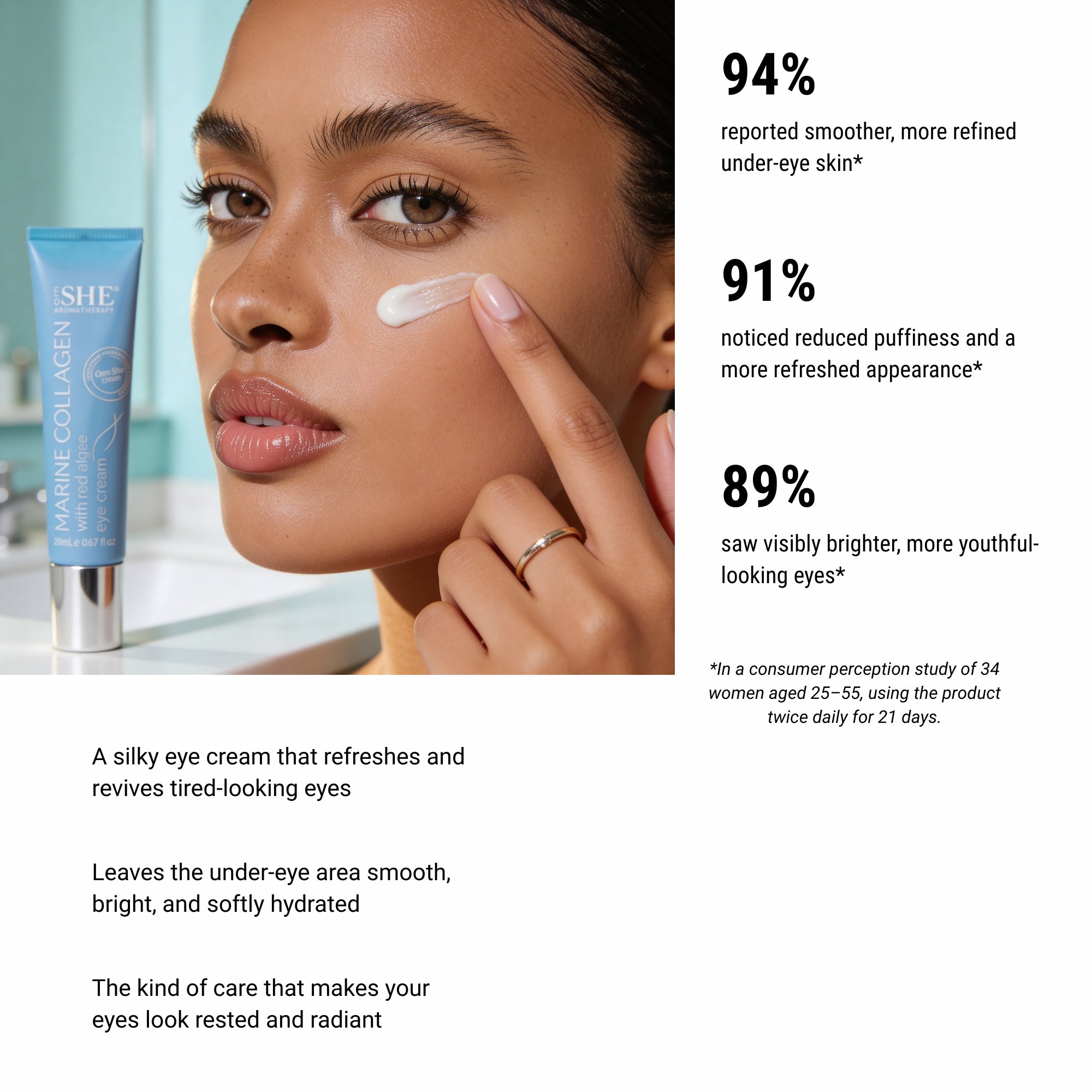 Om She - Marine Collagen Eye Cream