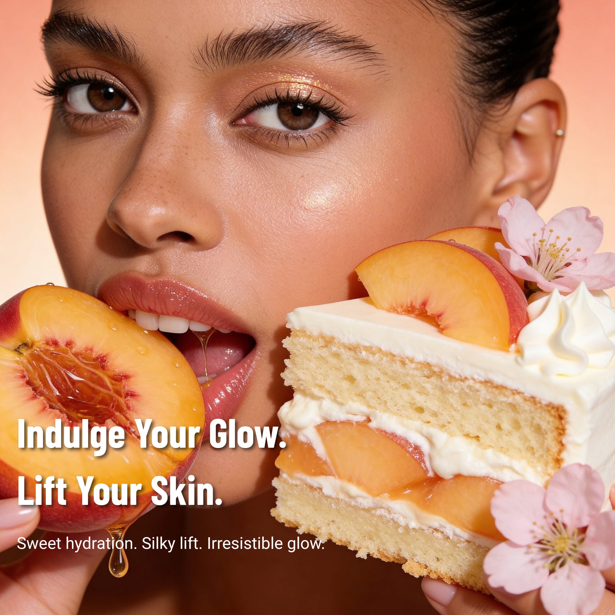 Peaches Skin Care Luminescent Lifting Serum for Sagging & Dull Skin